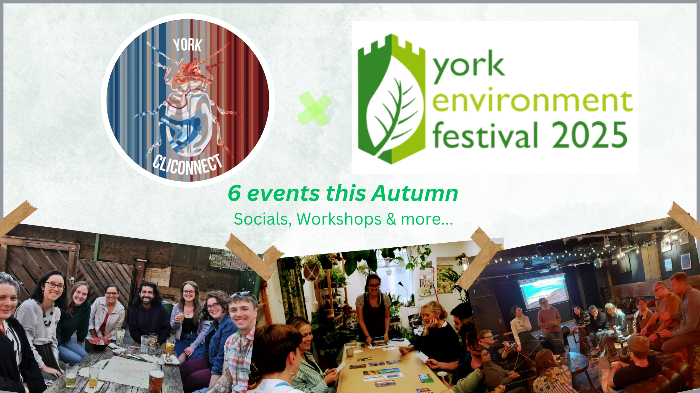 YEF_YCC_2025_banner YorkCliConnect & York Environment Festival 2025 Logos